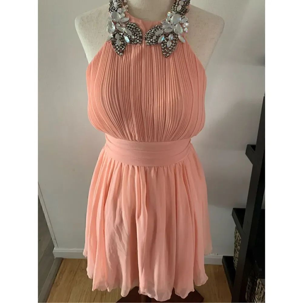 Cityย studioโpeachโcolorโdressโsizeโ5โpromโorโhomeโcoming